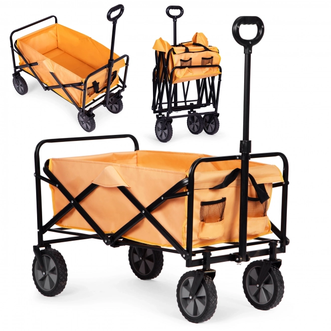 Sklopiva transportna kolica MultiGarden 47x105 cm, narančasta