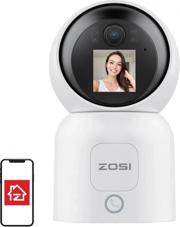 unutarnja wi‑fi ip kamera 4mp zosi c519m (2,4/5 ghz, noćni vid, dvosmjerni audio)