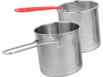 Mini lonac s košarom za prženje od nehrđajućeg čelika