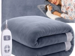 Električki grijaći pokrivač 180 × 130 cm siva RUHHY