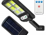 Solarno zidno LED svjetlo 96 COB sa senzorom pokreta, IP67, s daljinskim upravljačem