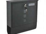 Antracitna čelična poštanska kutija s zaključavanjem