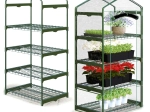 Vrtni regalni staklenik 70 × 50 × 160 cm Plonos
