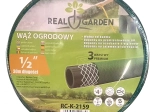 Vrtno crijevo 30 m, 1/2", 3-slojno, fleksibilno i izdržljivo gumeno