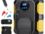 Prijenosni auto kompresor 12 V s LCD zaslonom i LED svjetlom, 150 PSI