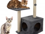 Grebalica za mačke Purlov 71 cm, siva
