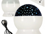 Noćni projektor zvijezda 2-u-1 USB