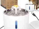 Automatska fontana za pse i mačke 2,4 l s LED rasvjetom i ugljičnim filtrom