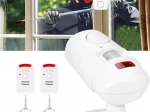 bežični alarm s PIR detektorom pokreta i 2 daljinska upravljača 105 dB