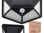 Solarna zidna LED svjetiljka s senzorom pokreta i sumraka 100 LED