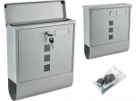 Velika siva poštanska kutija s funkcijom zaštite od vremenskih uvjeta