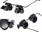 Urarska lupa 20× s LED osvjetljenjem, promjer leće 15 mm