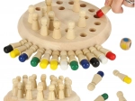Drvena logička memorijska igra – šarene iglice