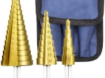 Set stepenastih svrdala – 3 kom
