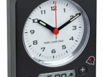 Bežični budilnik TFA COMBO s digitalnim podešavanjem, crno‑crveni