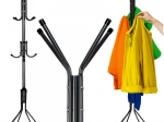 Stojeći vješalica za odjeću 170 cm crni RUHHY