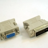 Adapter DVI na VGA (DVI-I 24+5 pin, muški na VGA HD15, ženski)