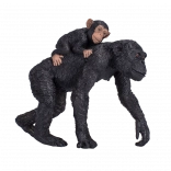 Figurica šimpanze s mladunčetom – realistična životinja za djecu i kolekcionare