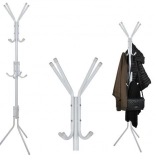 Bijeli samostojeći vješalica