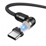 Magnetski USB-C kabel 2 m s kutnim utikačem od Maclean Energy