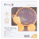 Drvena igračka jež na povlačenje