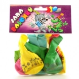 Nafukavajući baloni s tiskom – mješavina boja, 9 kom