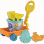 Androni set za pijesak Sretna Ribica s kolicima