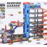 Velika višekatna garaža s autićima i heliodromom