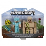 Minecraft figurice 8 cm – dvostruko pakiranje s dodacima