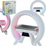 RGB lampica s bežičnim punjačem i radiom