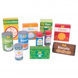 Set Drvenih Trajnih Namirnica za Djecu