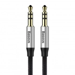 Baseus audio kabel 3,5 mm jack – opleten, pozlaćeni konektori, 1,5 m