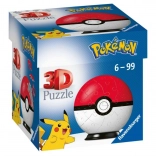 3D puzzle Pokémon Poké Ball od Ravensburgera, 54 dijelova