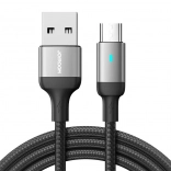 USB‑A na Micro USB kabel 2 m 2,4 A Joyroom crni