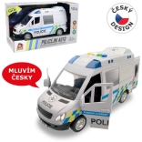 Auto policijski kombi sa zvukom i svjetlom, inercijski pogon 21 cm