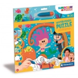 Puzzle s oslikavanjem vodom Dubine mora 30 dijelova