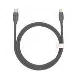 Baseus silikonski brzi punjački kabel USB-C na Lightning 20 W 1,2 m crni