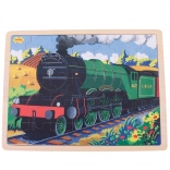 Drvene puzzle povijesni vlak Flying Scotsman