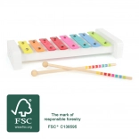 SMALL FOOT drveni ksilofon s metalnim tipkama (FSC)