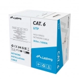 Kabel LAN UTP kategorija 6, 305m CCA, sivi, Fluke Prošao