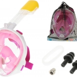 Puna sklopiva maska za šnorklanje S/M ružičasta