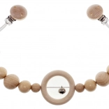 Hess lanac za kolica s zvončićem, prirodni, dugi