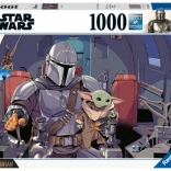 Ravensburger slagalica STAR WARS: THE MANDALORIAN 1000 dijelova