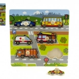 Drvena slagalica Moji prvi automobili