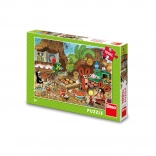 Dino puzzle Krtko u kuhinji 100 XL dijelova