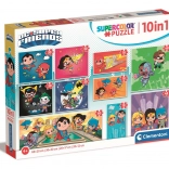 Puzzle DC Super Friends 10 u 1 CLEMENTONI