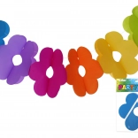 Papirnata girlanda s cvijećem