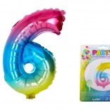 Balon u duginim bojama broj 6