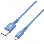 Silikonski USB–USB‑C kabel 1 m plavi s podrškom za Quick Charge