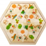 hess puzzle mozaik lama 24 dijelova